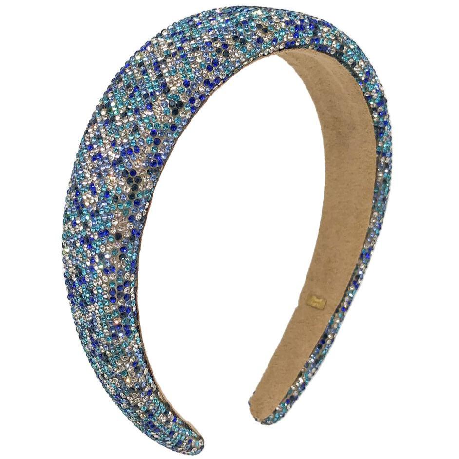 Blue Crystalized Headband - Meems