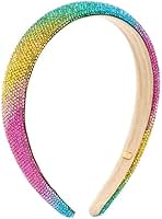 Rainbow Crystalized Thin Headband - Meems