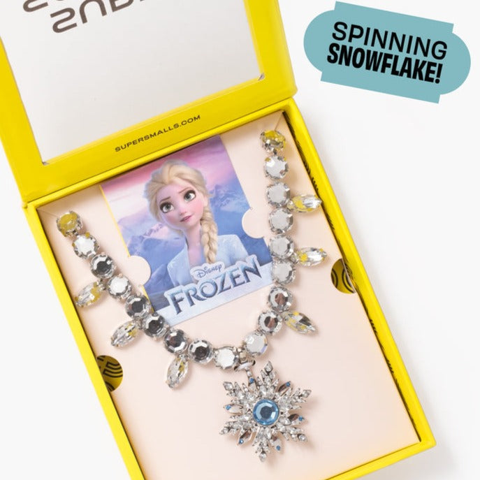 Disney Frozen Elsa Spinning Snowflake Necklace - Meems