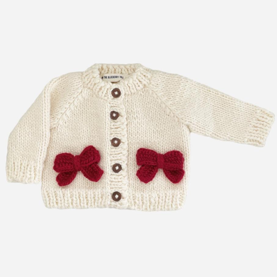 Red Bow Cardigan - Meems