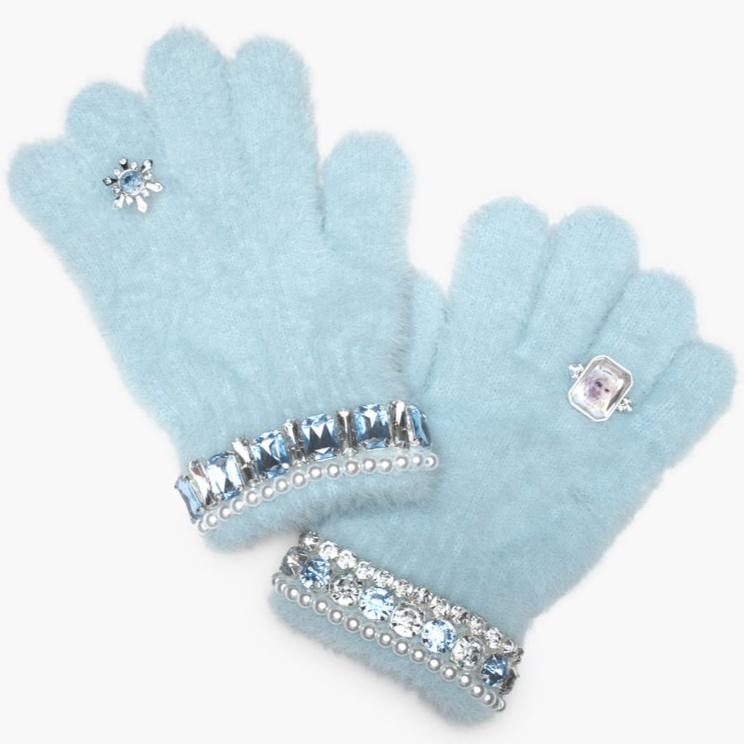 Disney Frozen Elsa Jeweled Gloves - Meems