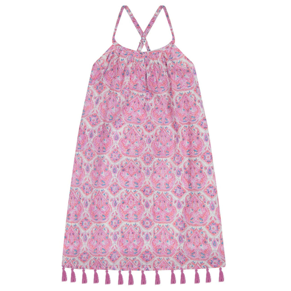 Pink Paisley Mini Chantal Sundress - Meems