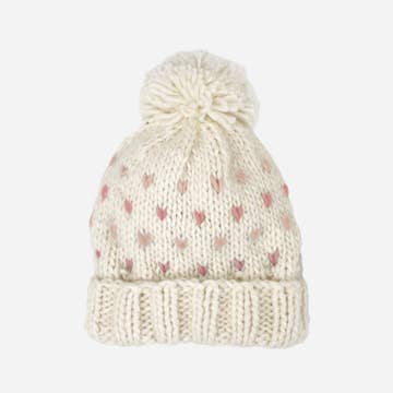 Heart Print Hat - Meems